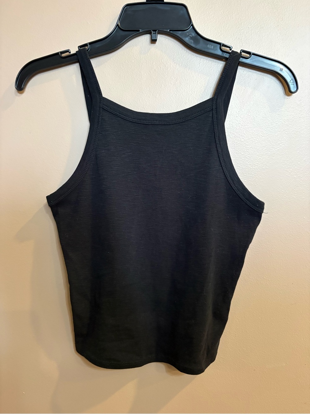 Garage Classic Black Tank Top - Sleeveless Square Neck
